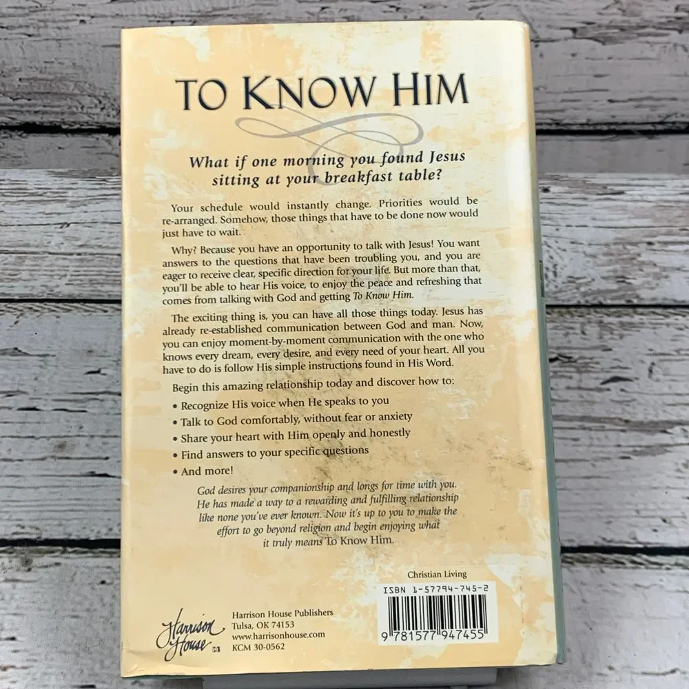 To Know Him: Beyond Religion... by Gloria Copeland, Hardcover [2005]‎